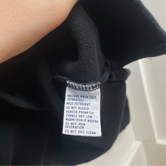 VTG Polo by Ralph Lauren Men's Black Quarter-Zip Sweater Knit XL - Picture 8 of 9